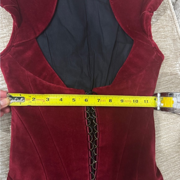 SOLD*****VELVET corset - Picture 6 of 6